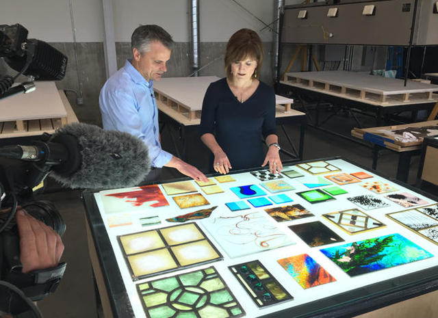 Breaking the boundaries of stained glass - CBS News