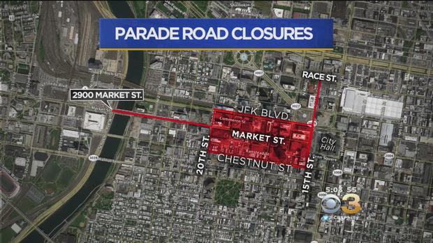villanova parade road closures 