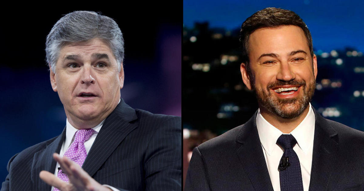1200px x 630px - Sean Hannity feuds with Jimmy Kimmel over Melania Trump joke - CBS News