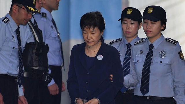 Former South Korea President Park Geun-hye Appears In Court for Trial 