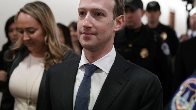 Facebook CEO Mark Zuckerberg Meets With Members Of Congress On Capitol Hill 