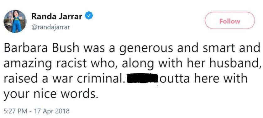 Randa Jarrar, Fresno State professor who called Barbara Bush 