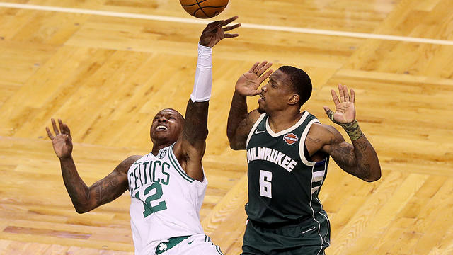 Celtics guard Terry Rozier gets last laugh, shows up to Game 1 in