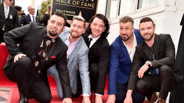 NSYNC Honored With Star On The Hollywood Walk Of Fame 