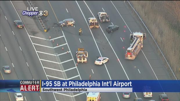 Accident On I-95 Near PHL Snarling Traffic 