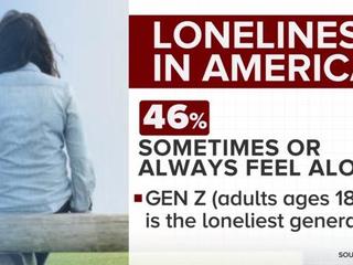 Study: Many Americans Report Feeling Lonely, Younger Generations More So
