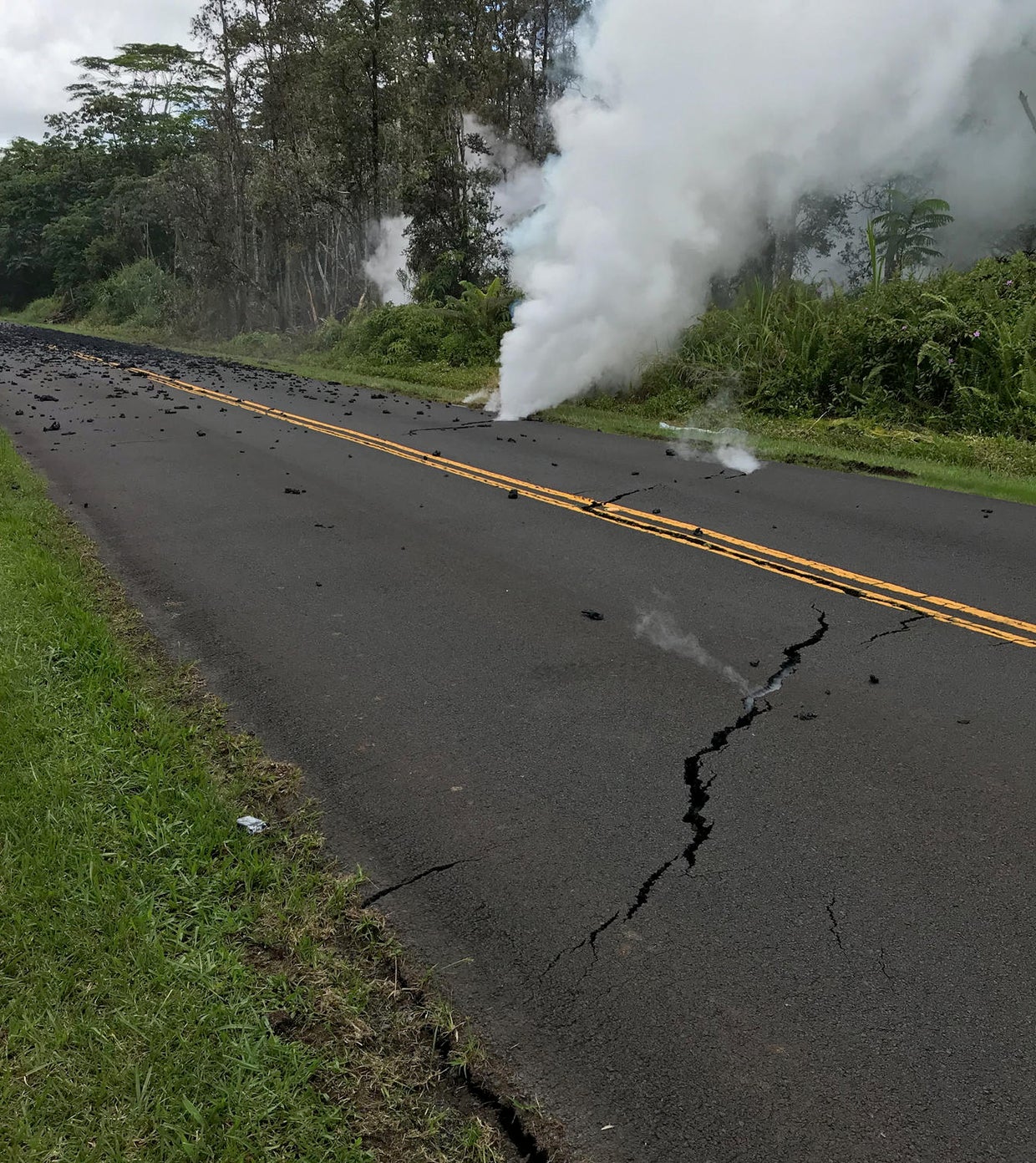 Volcanic eruption in Hawaii