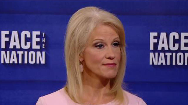 Trump adviser Kellyanne Conway appears on "Face the Nation" on May 6, 2018. 