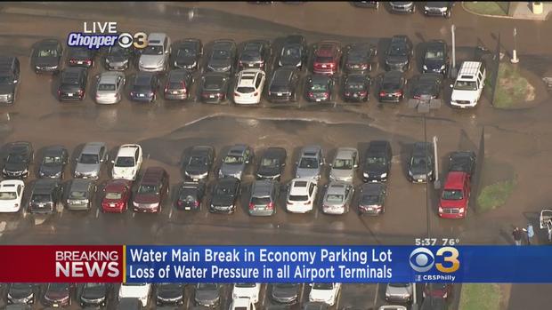 blongophilly [5:44 PM] Water Main Break Causing Issues At Philadelphia International Airport 