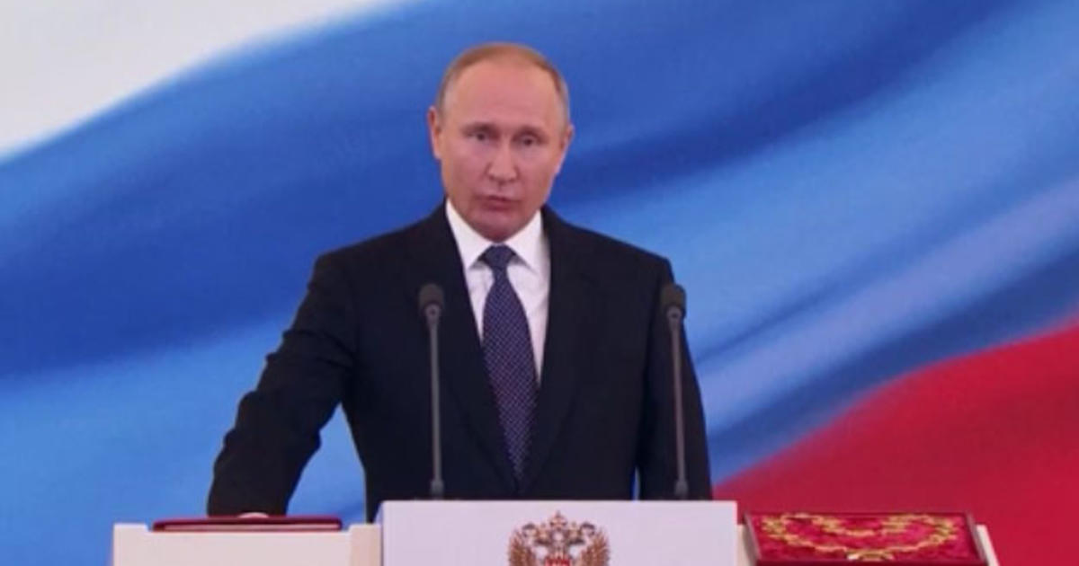 Russia S Putin Sworn In As President For Fourth Time Cbs Miami