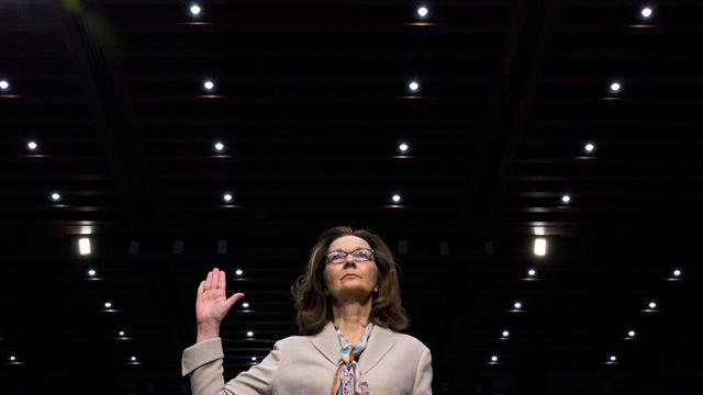 CIA director nominee Haspel is sworn in to testify at her Senate Intelligence Committee confirmation hearing in Washington 