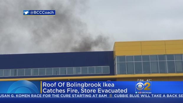 IKEA Roof Fire 