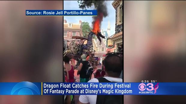 Fire Walt Disney Magic Kingdom Dragon Float2 