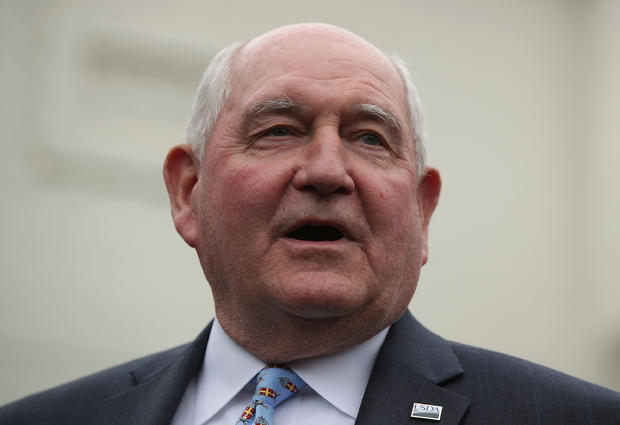 Agriculture Secretary Sonny Perdue Speaks To Press At White House 