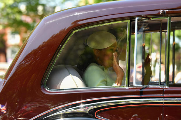 Meghan Markle Arrives At Windsor Castle Ahead Of Her Wedding To Prince Harry 