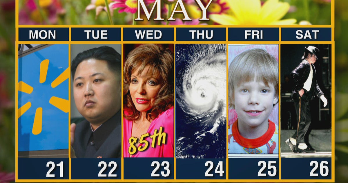 what day of the week is may 21st