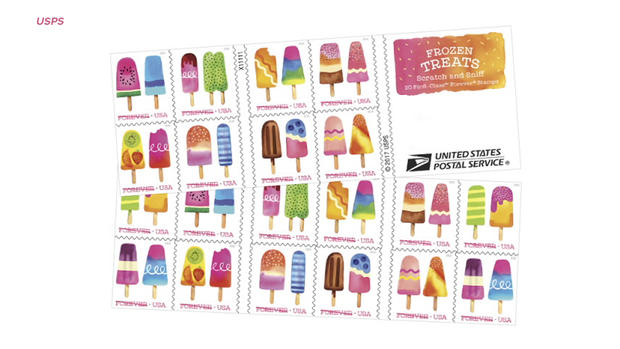 usps frozen treat stamps 