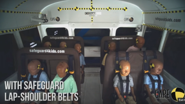 school bus seat belts