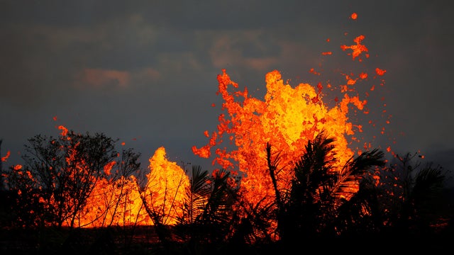 Volcanic eruption in Hawaii 