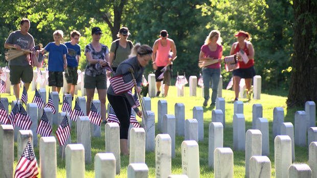 Fort Snelling Cemetery Memorial Day Prep 