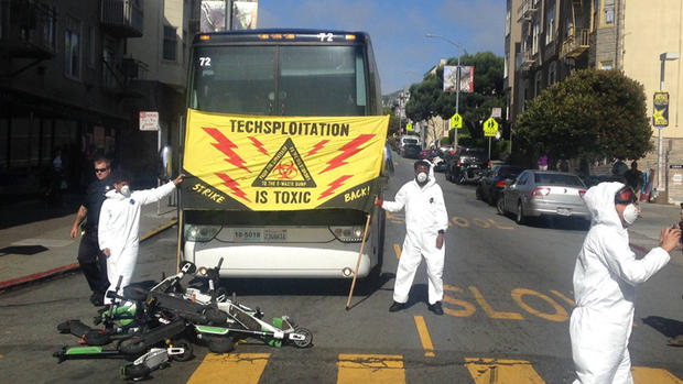 San Francisco Tech Bus Protest 