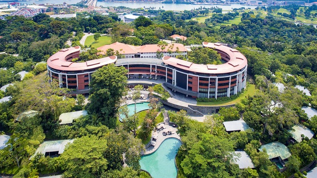 An undated handout photo of Capella hotel on Sentosa in Singapore 