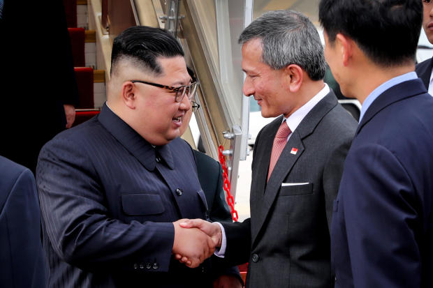 North Korean Leader Kim Jong-un Arrives In Singapore Ahead Of The U.S.-DPRK Summit 