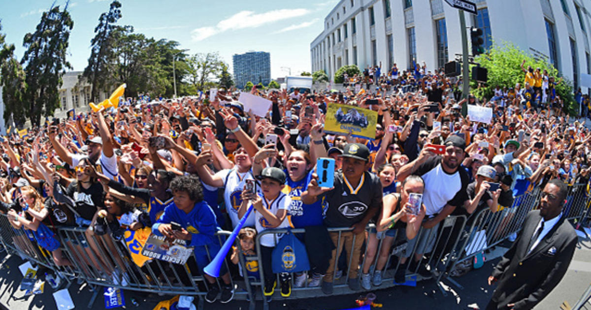Up to 1 Million Expected at Warriors Victory Parade CBS San Francisco