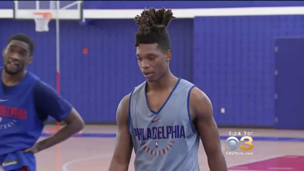 lonnie walker works out 