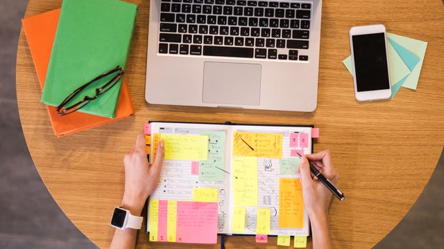 Flat lay photo of table 