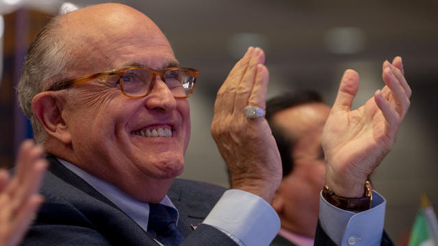 President Trump's Newly Appointed Lawyer Rudy Giuliani Speaks At Conference On Iran 