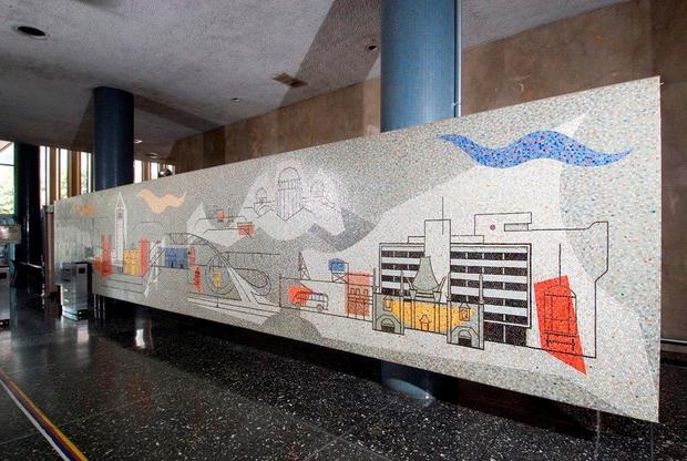 36-Foot Mural Moved Out Of LAPD's Former Headquarters Saturday 