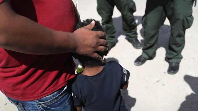 Border Patrol Agents Detain Migrants Near US-Mexico Border 