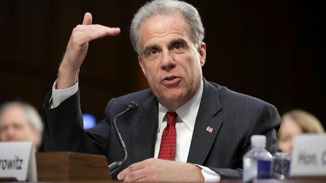 FBI Director Wray And Justice IG Horowitz Testify At Senate Hearing On FBI Report 