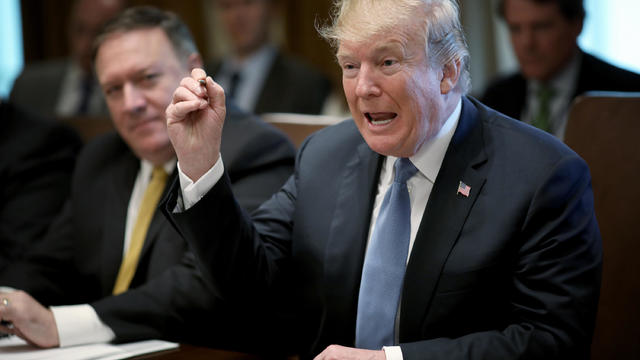 President Trump Holds Cabinet Meeting At The White House 