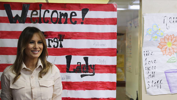 First Lady Melania Trump Visits Immigrant Detention Center On U.S. Border 