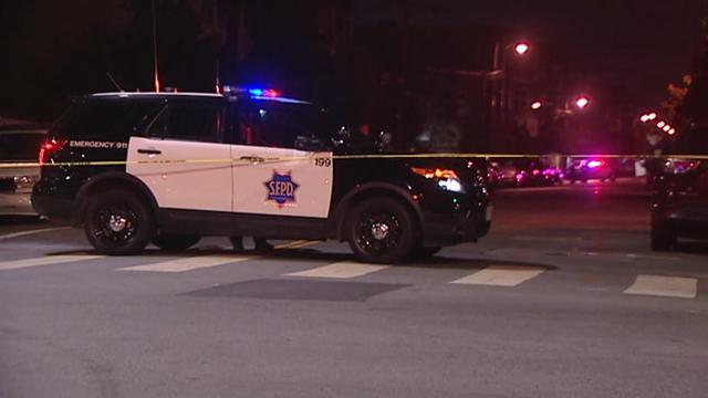 Police patrol lights on car roof 