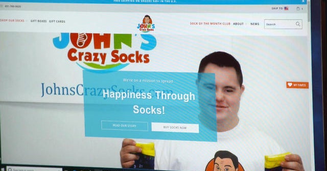 Father/son duo spreading happiness one pair of crazy socks at a time ...