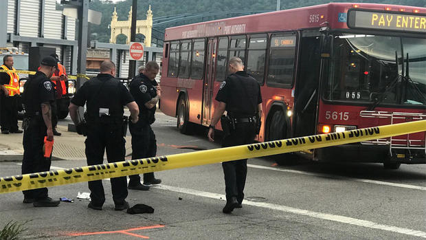 woman hit by port authority bus 