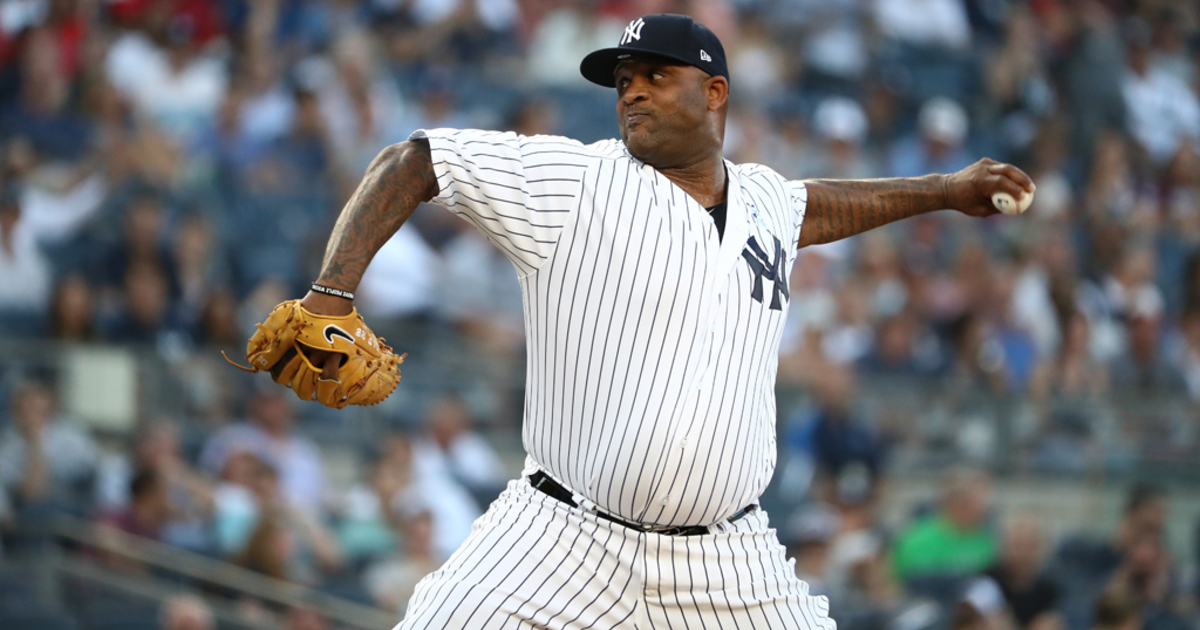 New York Yankees starting pitcher CC Sabathia delivers a pitch to the  News Photo - Getty Images
