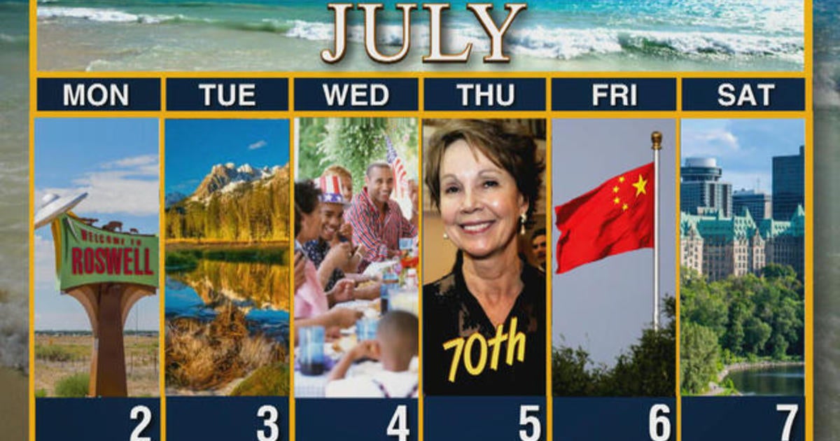 Calendar: Week of July 2 - CBS News