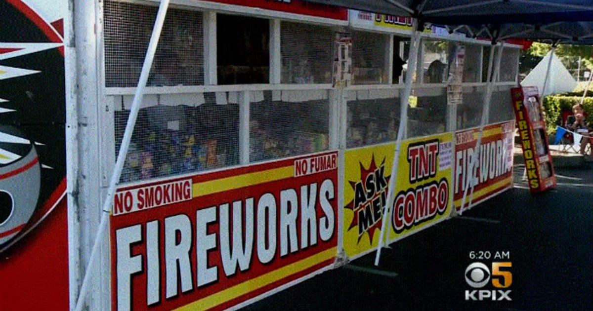 Sonoma County Legal Fireworks Stands Spark Controversy CBS San Francisco