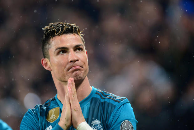FILE PHOTO: Real Madrid's Cristiano Ronaldo at Allianz Stadium, Turin, Italy - April 3, 2018 