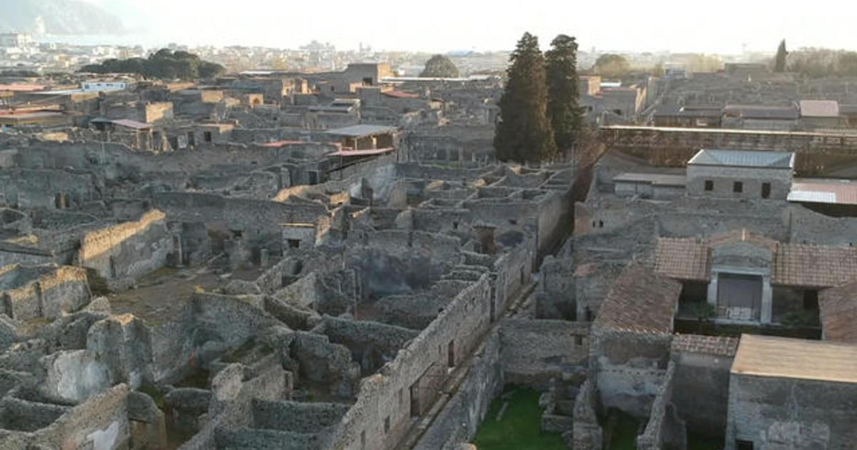 Pompeii Excavation Project Reveals Secrets On Life Before Volcanic Eruption Cbs News