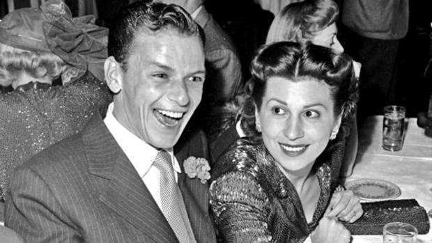 Frank Sinatra and his wife Nancy at the Mocambo in Hollywood 