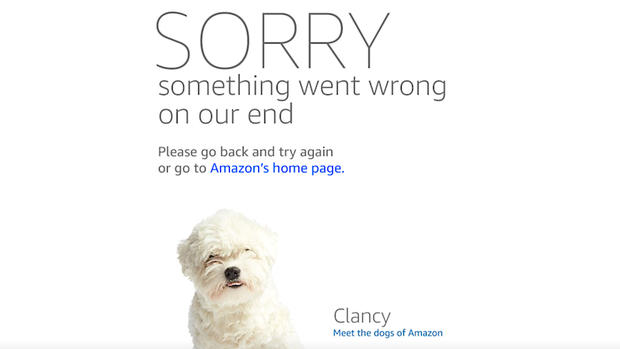 Amazon dog error 