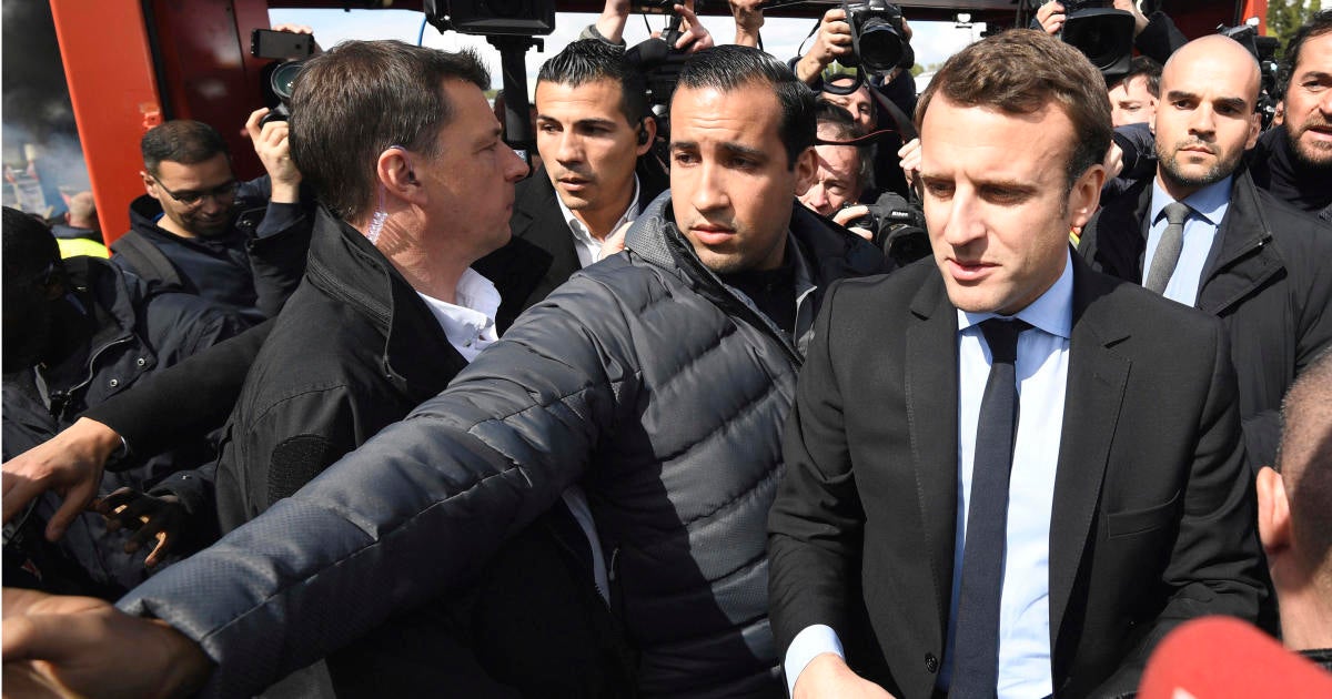 Video showing Macron bodyguard beating protester in Paris draws fierce ...