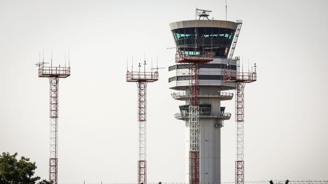 The air traffic control organization Belgocontrol is seen July 19, 2018, in Steenokkerzeel, where technical troubles led to the closure of Belgian airspace. 
