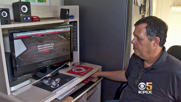 Bob Innes at His Computer 