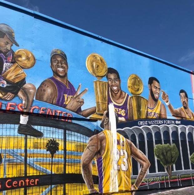 Second LeBron James Mural Vandalized In Fairfax District 